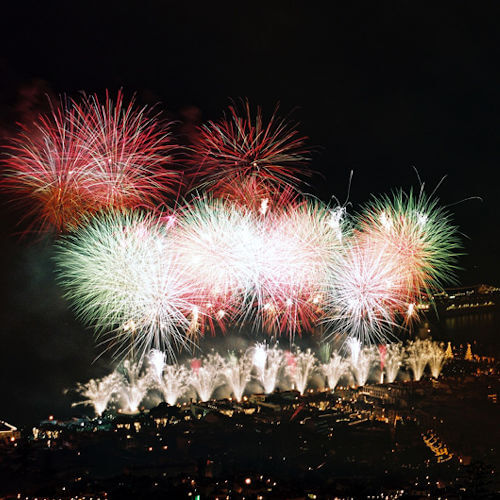 Espectáculo pirotécnico Madeira 2003